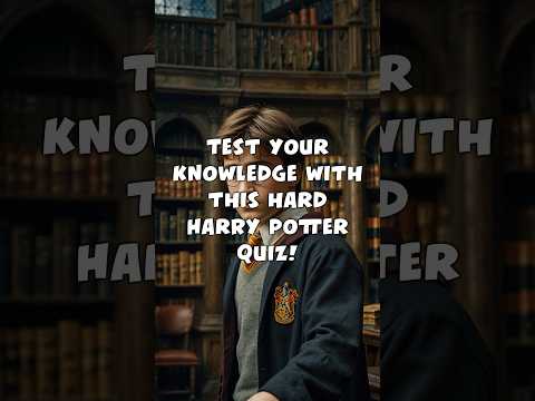 INSANELY Hard Harry Potter Movie Quiz!