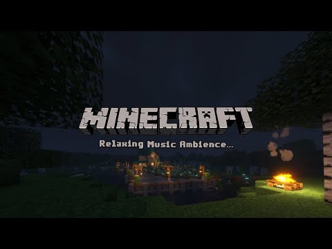 peaceful sleep... relaxing minecraft music while it's raining ambience.