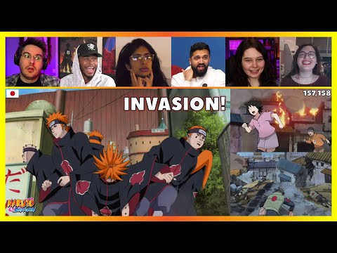 Pain's ARRIVAL to Konoha | Reaction Mashup [Naruto Shippuden 157,158] ナルト 疾風伝