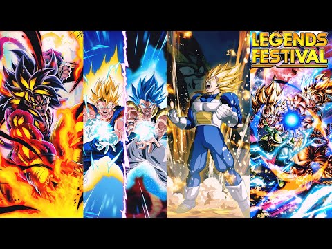 ALL LEGENDS LIMITED SPECIAL CARDS ART ANIMATIONS 🔥!! [Dragon Ball Legends]