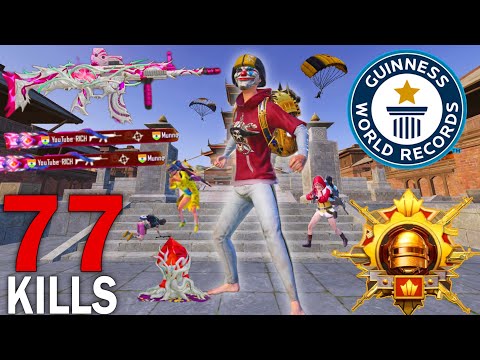 77 Kills🔥 IN 20 MINUTES NEW HARDEST GAMEPLAY 🥵 Pubg mobile