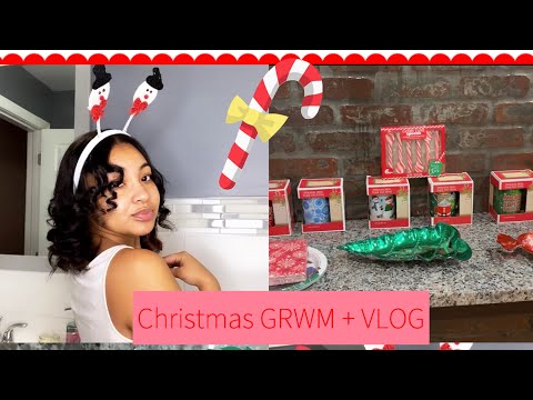 GRWM for Christmas + Vlog | Vlogmas