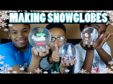 DYI SNOW GLOBES WITH SKITS4SKITTLES!