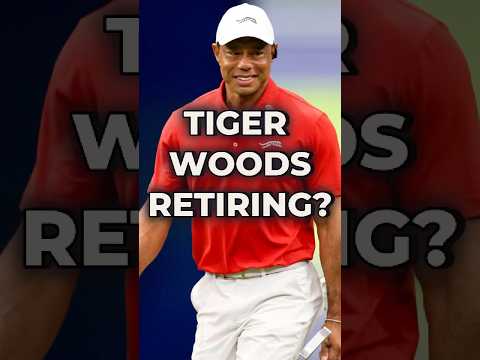 Tiger Woods RETIRING From Golf? #golf #tigerwoods #shorts