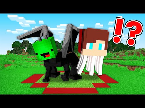 JJ And Mikey Survive As The GIANT MOBS In CIRCLE In Minecraft - Maizen