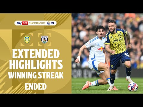 STREAK ENDED! | Leeds United v West Brom extended highlights