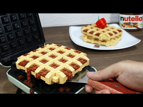 World’s best Nutella Weird Food Combos Hacks in America LEGO Fat Food