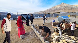 🧱🧑‍🎓"Building Beautiful Stone Patio: Amir's Family Farewell to Hassan"