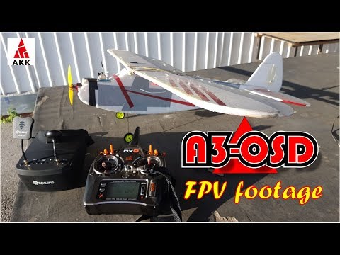 ✅ AKK A3-OSD Switchable Micro AIO Camera with OSD FPV footage on fixed wing