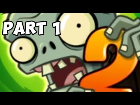 Plants vs Zombies 2 gameplay walkthrough,part 1