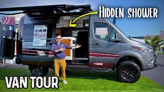 🤯 ULTIMATE Luxury 4x4 Camper Van Tour! 2025 Remote Vans Aegis: Off-Grid Power & Adventure!