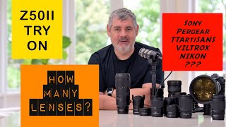 Nikon Z50II - HERE - SO Many LENSES ! | Sony, Viltrox, Pergear, Nikon, Nisi and more | Matt Irwin