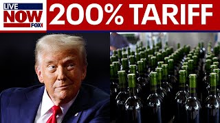 BREAKING: President Trump threatens 200% tariff on European wine/spirits