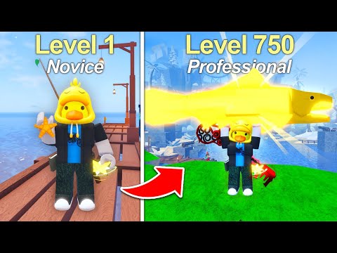 I Went From Lvl 0 to MAX Lvl 750 in Fisch!