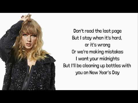 Taylor Swift - New Year's Day (Lyrics)