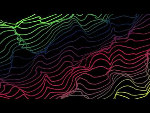 Glowing Neon Lines Animation for Studying - FREE Streaming Screensaver and Background