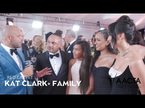 Kat Clark and Family on the Red Carpet | 2024 AACTA Awards