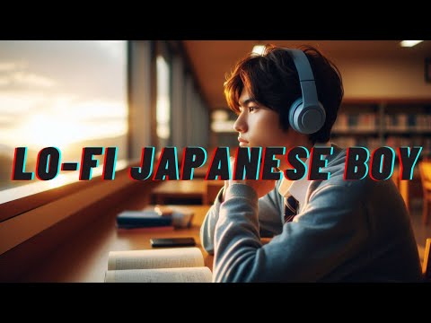 Studying at the school library - Lo-fi hip-hop study session 📚 lofi japanese boy