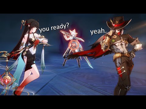 "Lingsha & Boothill destroying Feixiao..." - Feixiao Boss Fight