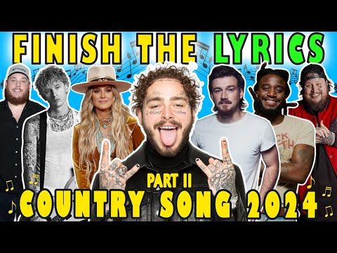 Finish The Lyrics Country Edition 2024 PART 2 | Country Music Quiz 🎶 | Lyrics Challenge 🤠