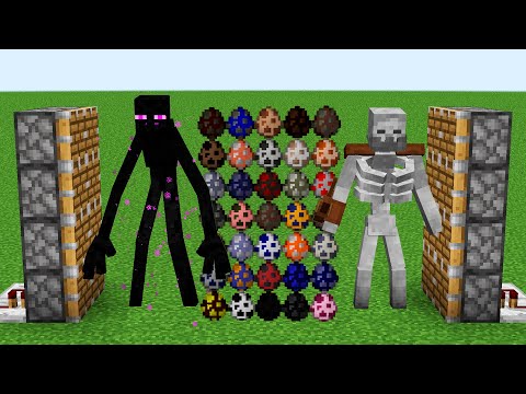 Mutant enderman + Mutant skeleton + all eggs combined?