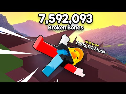 I Fell 9,582,201 Feet Off a CLIFF in Roblox!