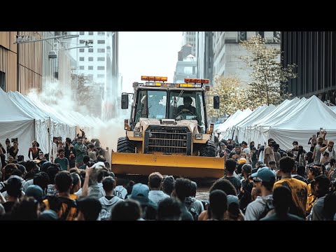 NYC Tears Down Migrant Shelter… Because Trump Won