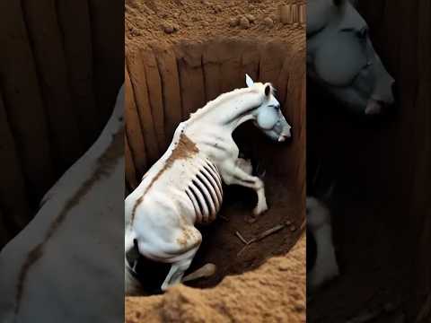 Mini foal rescued by piolet #youtubeshorts #shorts #helptheanimals #weakhorse #humanity