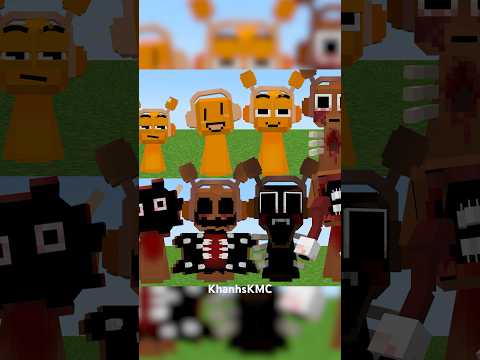 All Orange Sprunki Phases 1-9 Addon #minecraft