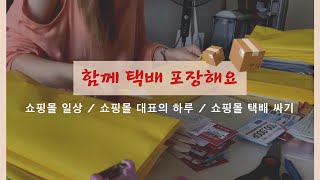 VLOG | 함께 택배 싸요 / 직장인 브이로그 / 쇼핑몰 브이로그 / 택배 포장 영상 / 쇼핑몰 대표의 일상