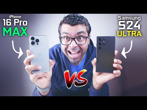 iPhone 16 Pro Max vs Samsung S24 Ultra - 4k60FPS Camera Comparison