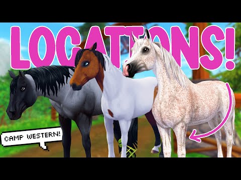 *UNDER 3 MINS* ALL HORSE LOCATIONS FOR CAMP WESTERN!! STAR STABLE!!