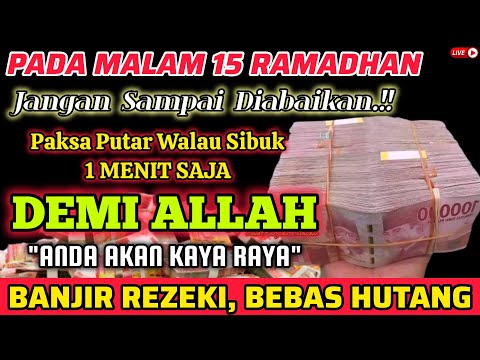 🔴ALHAMDULILLAH🤲 BARU PUTAR SEBENTAR UANG BENAR2 DATANG SENDIRI KE RUMAH, DOA KEKAYAAN NABI SULAIMAN