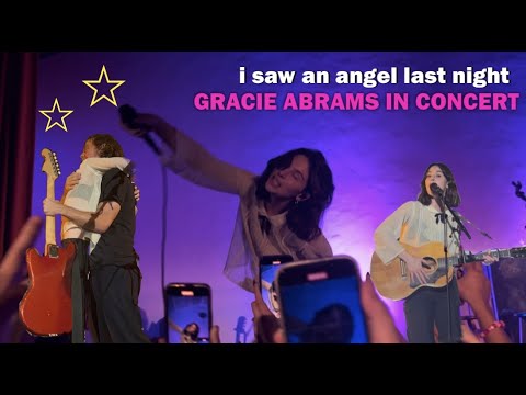 seeing gracie abrams in concert at her last acoustic show in LA