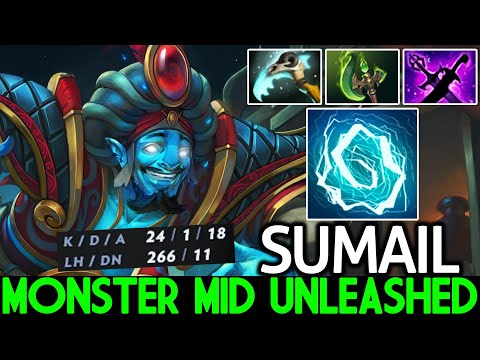 SUMAIL [Storm Spirit] Monster Mid Unleashed 24 Kills Crazy Game Dota 2