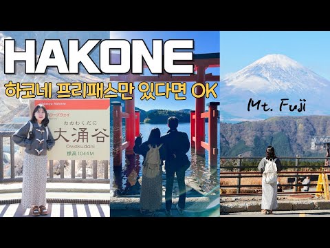 일본🇯🇵하코네여행@프리패스로 편하게하는 하코네여행! 🗻후지산은 덤 [오와쿠다니 | 하코네신사 | 고라공원 | 다이소쇼핑 | 도쿄근교여행]