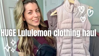 HUGE Lululemon clothing haul & try on