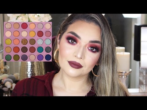 KATHLEEN LIGHTS X COLOURPOP SO JADED PALETTE TUTORIAL + REVIEW | CRANBERRY FALL MAKEUP LOOK