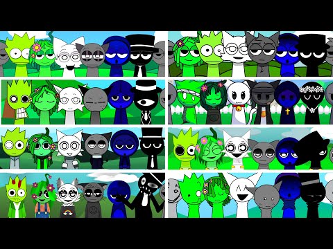 Incredibox - Sprunki but LOVE COUPLES ALL together in Different Mods | PART 5