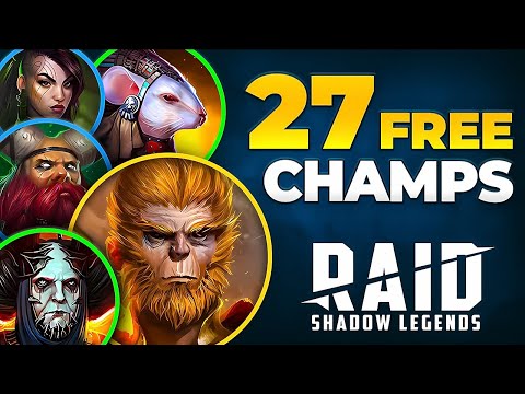 Best Free Epic & Legendary Champions❗ Promo codes 🔥 Raid Shadow Legends Tier List 🔥 2024