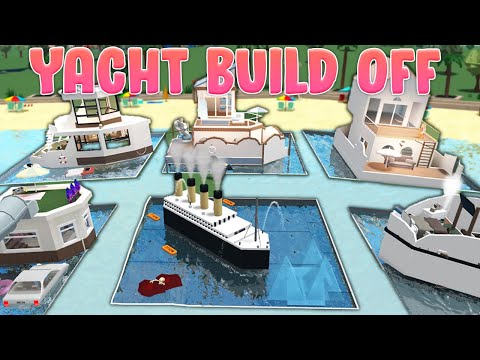 bloxburg yacht build off