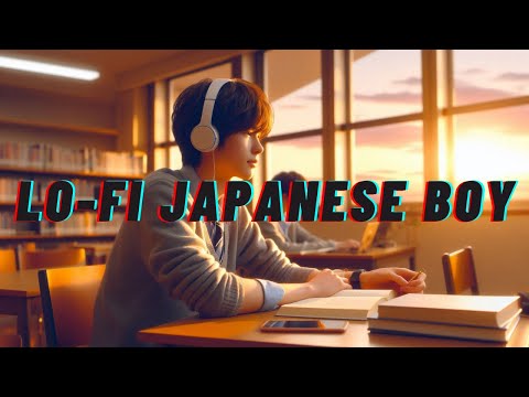 Studying at the sunset bring me peace - Lo-fi hip-hop study session 📚 lofi japanese boy