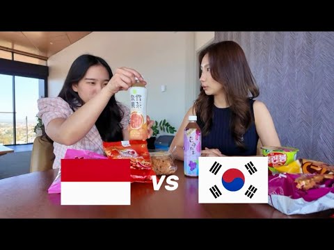 KOREAN AND INDONESIAN SWAP SNACKS!