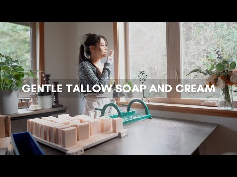 Making Natural Face Skincare at Home using Tallow and Lard | life as a soap maker