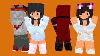 BLOOD POP BAD LIAR MEME APHMAU AND  ARON  58 - MINECRAFT ANIMATION #shorts