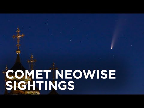 Stunning sight as Comet Neowise streaks past Earth