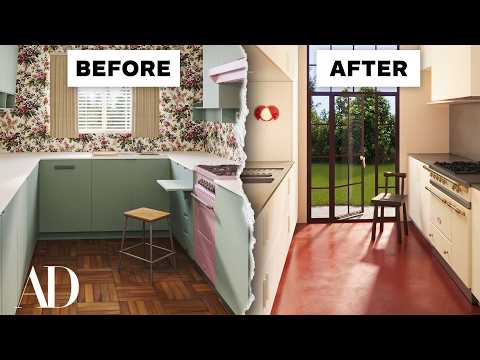 3 Interior Designers Transform The Same Dated 60s Kitchen | Space Savers | Architectural Digest