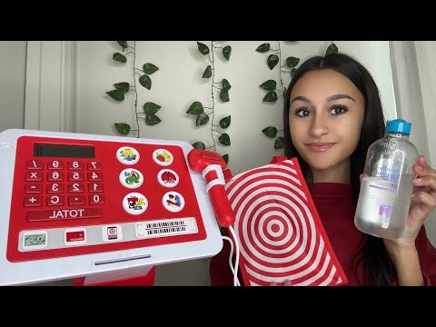 ASMR| Nice target employee scans you and others items?!😳