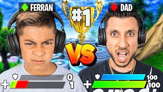 1v1 Vs My Dad For 100,000 V-Bucks! 😱| Royalty Gaming