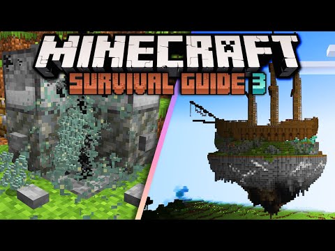 Island Progress & Glow Lichen Farm! ▫ Minecraft Survival Guide S3 ▫ Tutorial Let's Play [Ep.84]